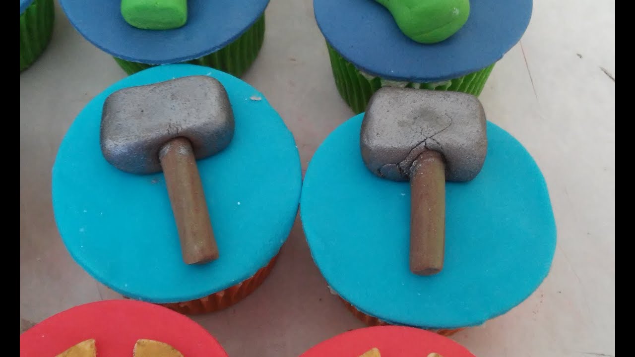 Cupcake Vingadores - Parte 1 Thor
