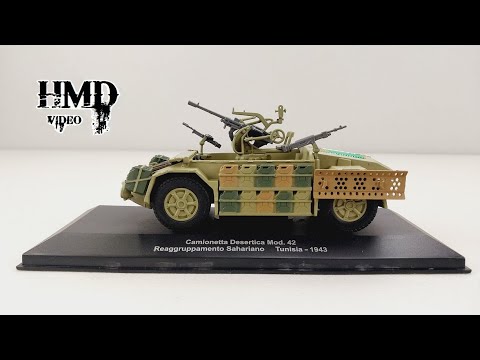 Italian Reconnaissance Vehicle, Camionetta Desertica Mod.42 Reaggruppamento Sahariano Tunisia 1943