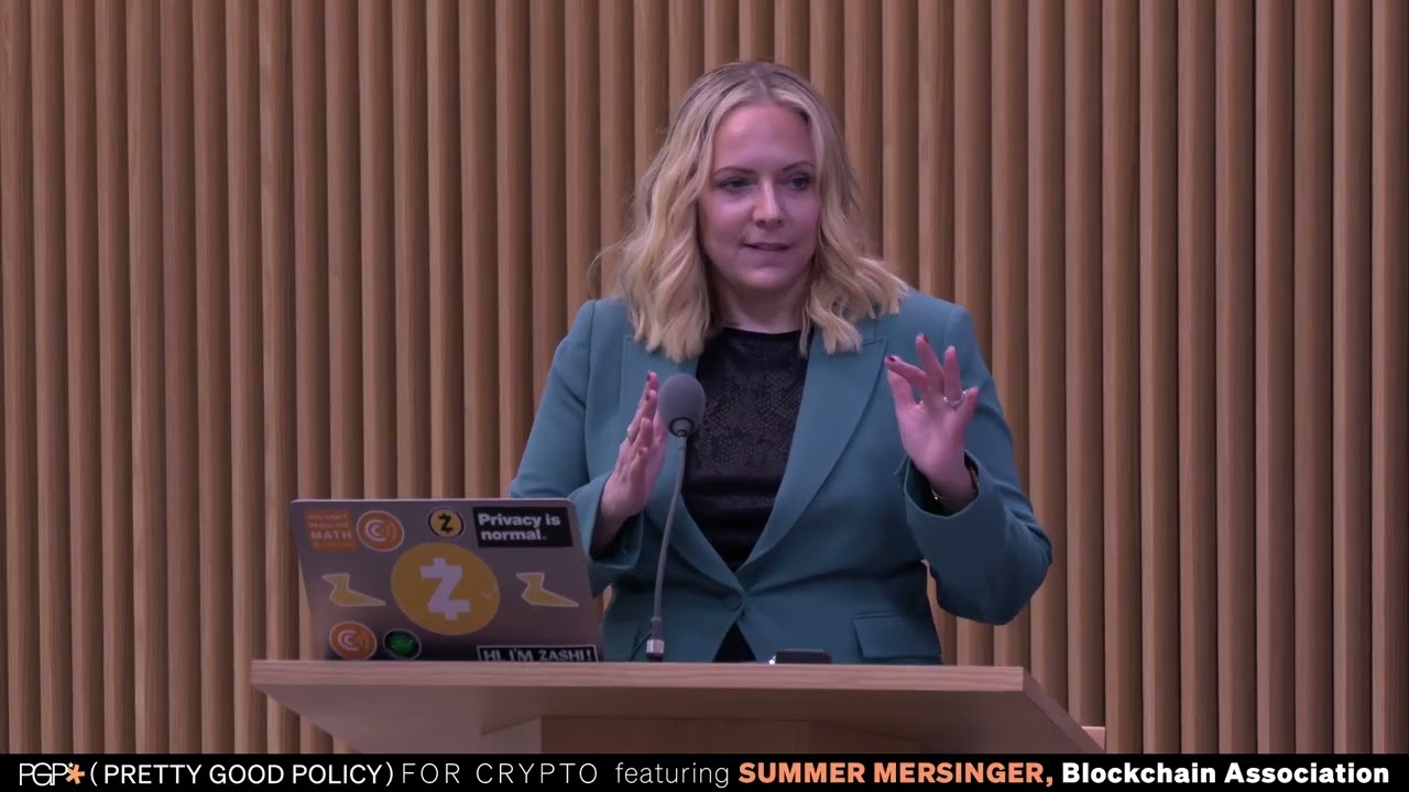 Summer Mersinger, Blockchain Association: Policy Update - Regulatory  Progress and Future Prospects