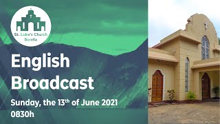 English Broadcast - Sunday, the 13th of June 2021 - 0830h