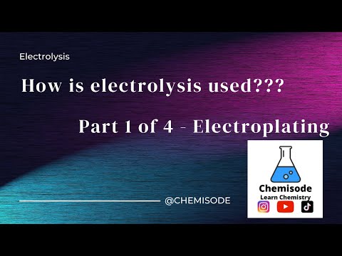 Thumbnail for Electrolysis in action - Part 1 of 4 - Electroplating