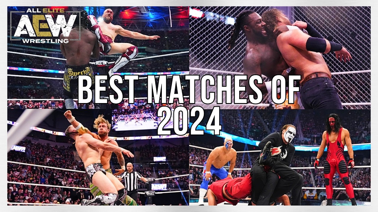 AEW - TOP 10 MATCHES OF 2024