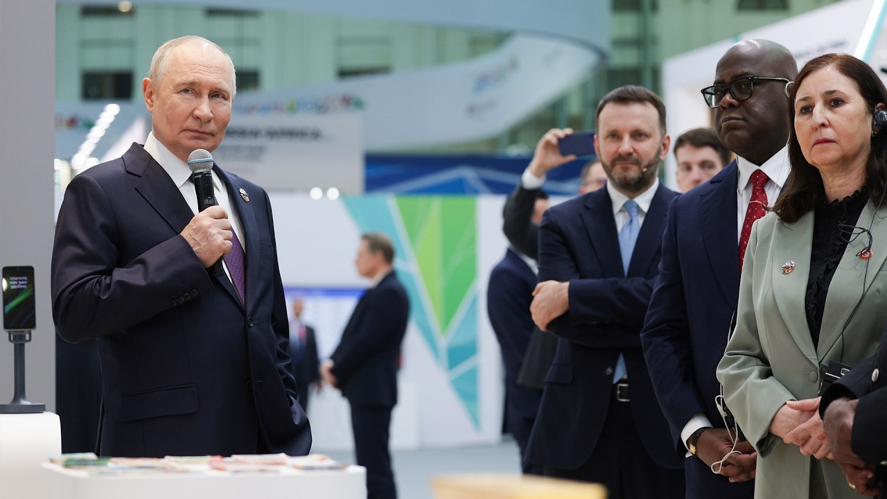 Visit to an exhibition of advanced Russian solutions
