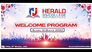 Welcome Program, Grade-XI Batch 2083