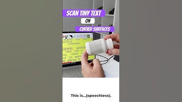 Scan & Read Pill Bottles! Scan small text on curved surfaces #accessibility #accessibilitymatters