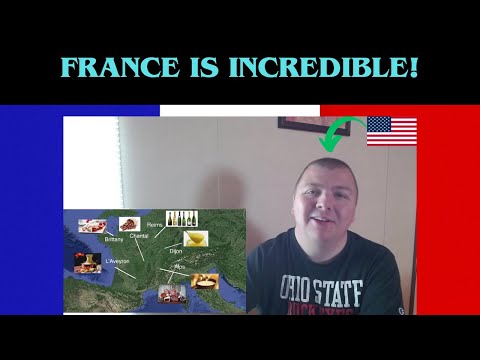 American Reacts To "Geography Now! France"
