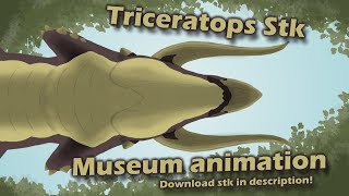 Triceratops Stk / Animation for museum
