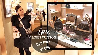 EPIC SHOPPING VLOG AT LOUIS VUITTON 💸💸💸| Jerusha Couture