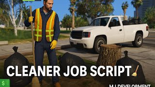 [FREE] 🌲 Advanced Cleaner Job | Tree Cutting, Level System & More | QB / ESX / QBOX | MJ DEVELOPMENT