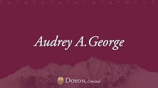 2023 Urban Candidate - Audrey A. George