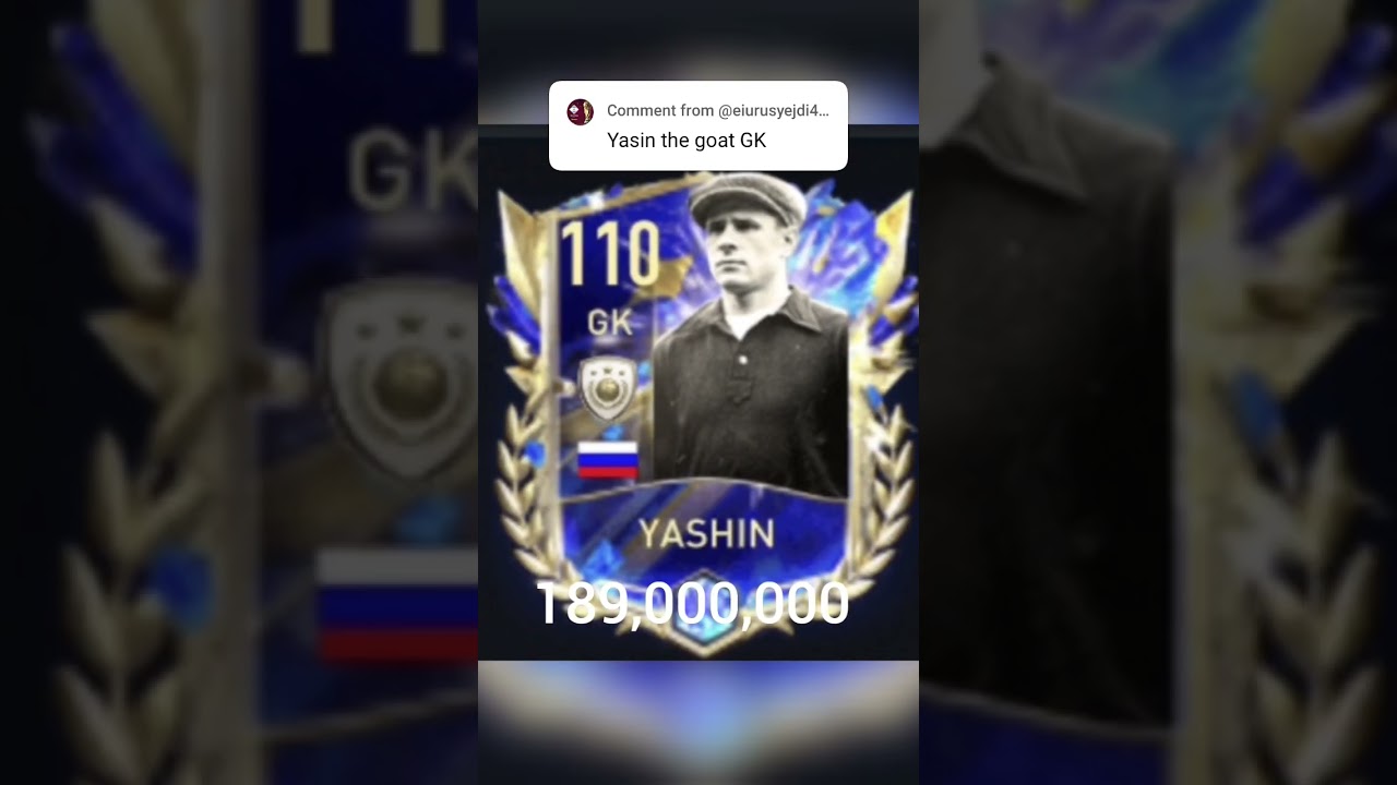 All fifa cards of Lev Yashin 