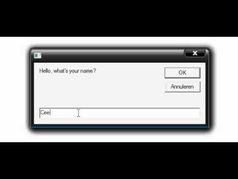 make a simple ''inputbox''
