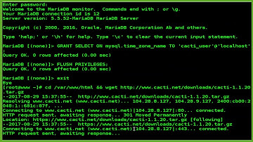 How To install Cacti 1.1.20 on CentOS Linux release 7.3