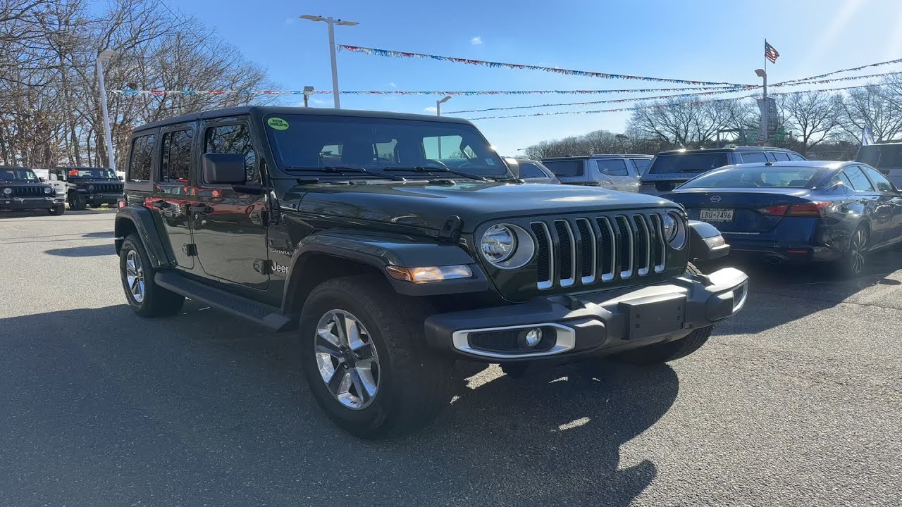 Used 2021 Jeep Wrangler Sahara 1C4HJXEG0MW648696 West Islip, Amityville
