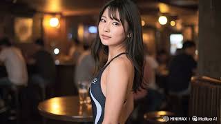 【AI美女】BARで恰好を間違えてしまった【BAR】