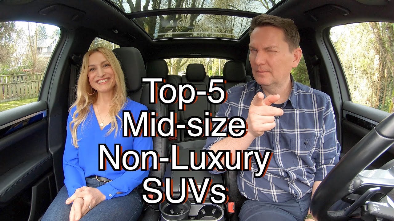 2022 Top5, midsize, 3row, nonluxury SUVs YouTube