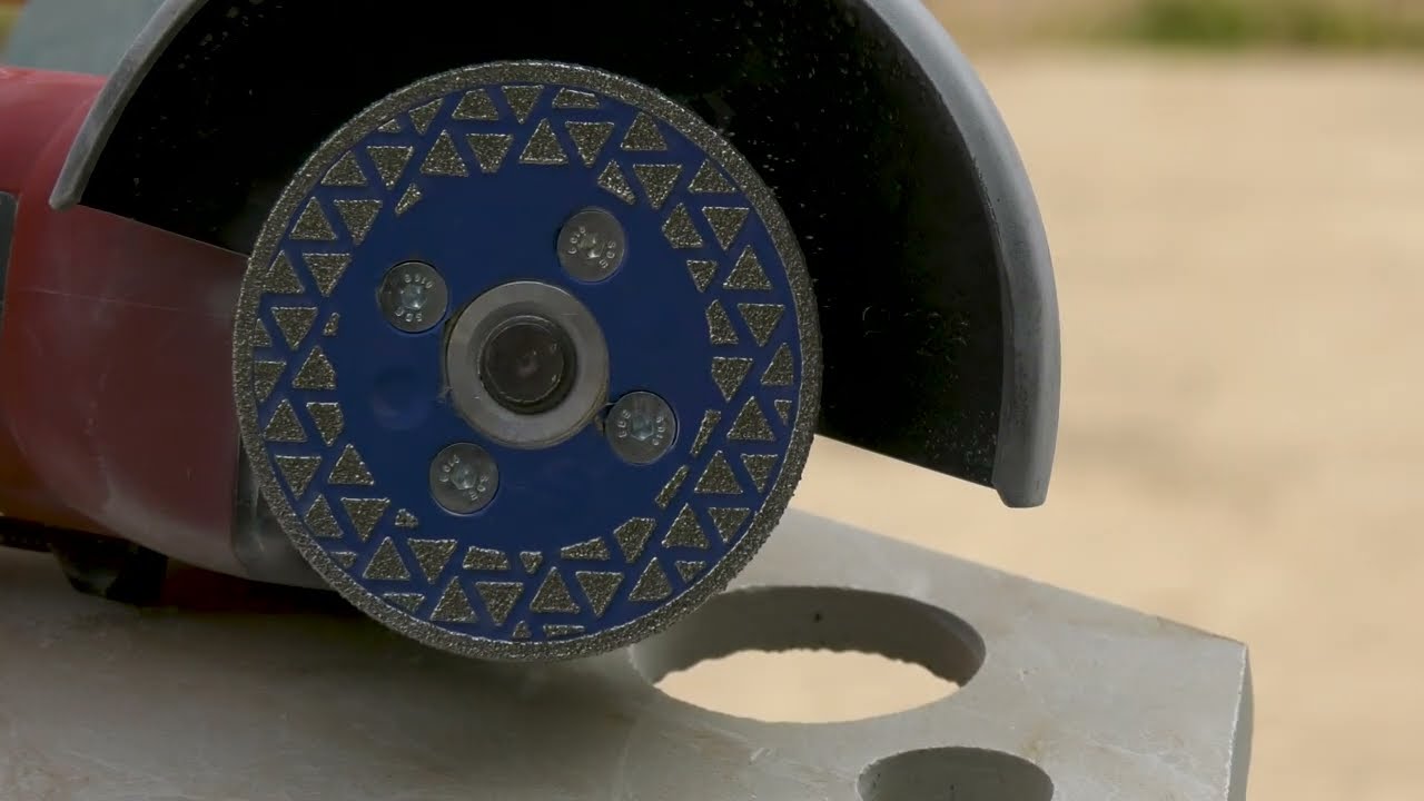 Electroplated diamond vanity disc blade for cutting marble tile