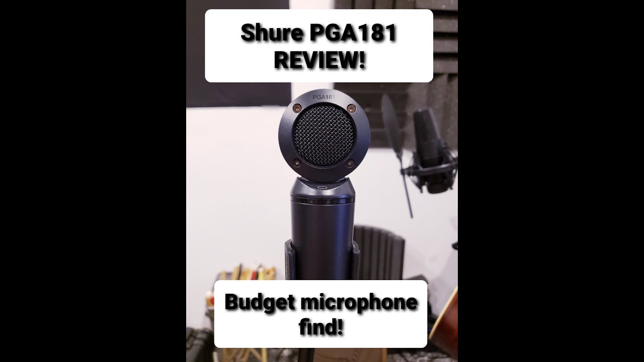 Shure PGA181 Microphone Review - YouTube