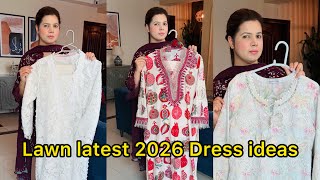 Maria b lawn dress designing ideas | 2026 latest collection