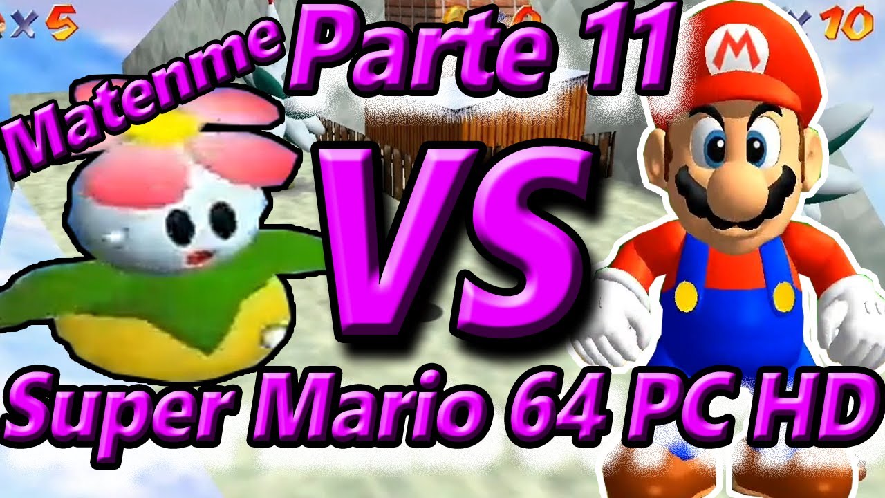 Super Mario 64 SGI Project PC HD - Mario Contra La Nieve Y Viajes En El Tiempo - Parte 11