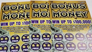 New Tickets 3x 10 Bonus Money - Arizona Lottery Scratchers