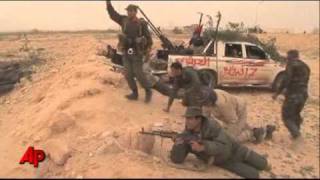 Raw Video: Libyan Rebels Attack Oil Port