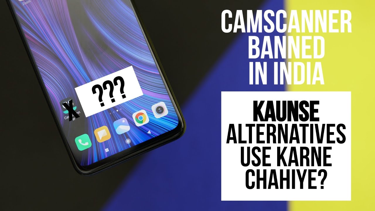 Best Camscanner Alternatives - Chinese App Banned in India | Kaunse app use kar sakte hain?