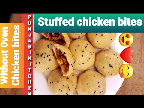 Chicken stuffed bites|chicken recipe,No oven chicken|stuffed chicken ...