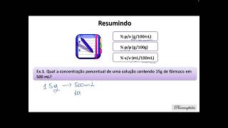 PHARMAPHILOS. Cálculos em farmácia magistral ou farmacotécnica, parte 2 #porcentagem