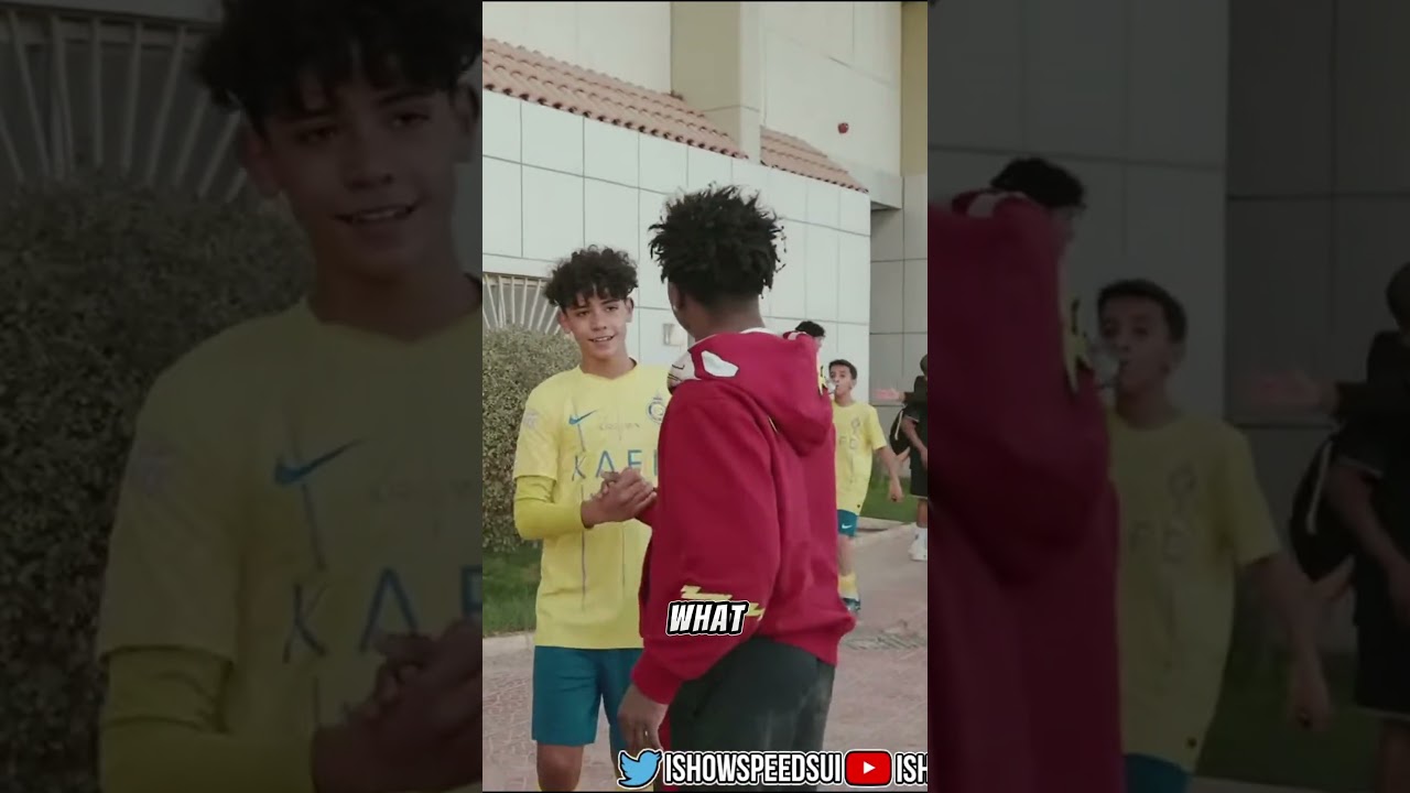 RONALDO JR TALLER THAN ISHOWSPEED ?