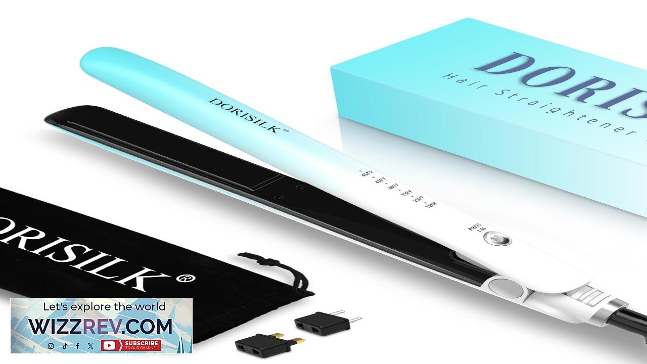 DORISILK Dual Voltage Flat Iron Ceramic Hair Straightener and Curler 2 in Review