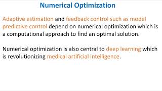 Numerical Optimization