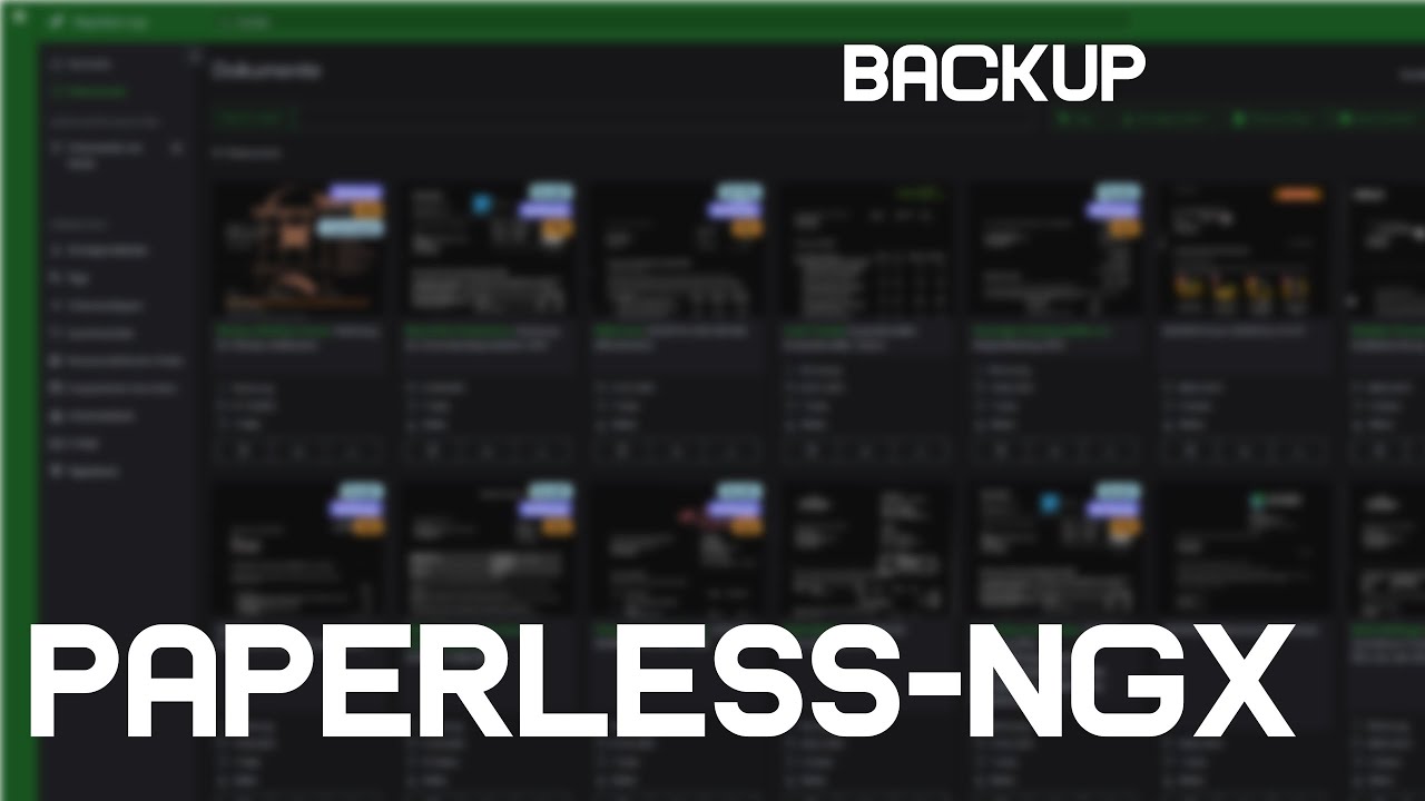 Digitale Dokumente ohne Backup = Problem | Backup von paperless-ngx