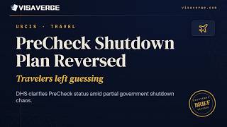DHS Walks Back PreCheck Shutdown Plan, Travelers Left Guessing