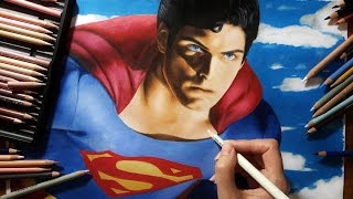 Speed Drawing: Superman - Christopher Reeve | Jasmina Susak