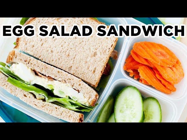 Mini Egg Salad Sandwich Lunchbox Idea - Family Fresh Meals