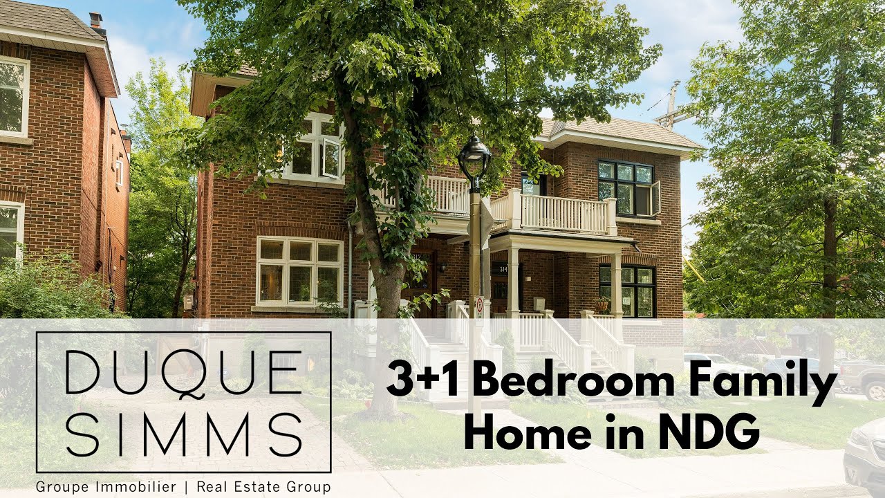 *SOLD* Elegant Family Home in Monkland Village, NDG. Duque Simms Real