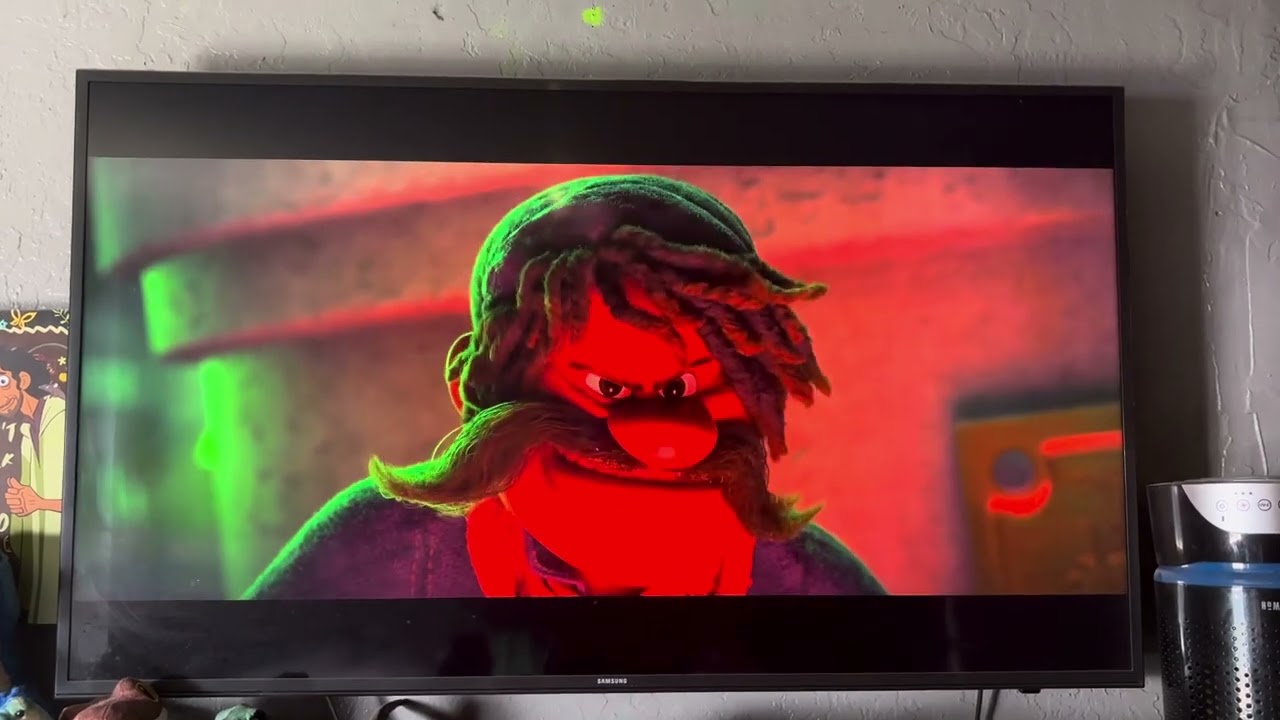 Ethan Clade's Face transforms into his Grandpa Jaeger's Face from Strange World.