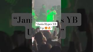 Jania Hyping Nba Youngboy Up As He Walks Off Stage Tonight