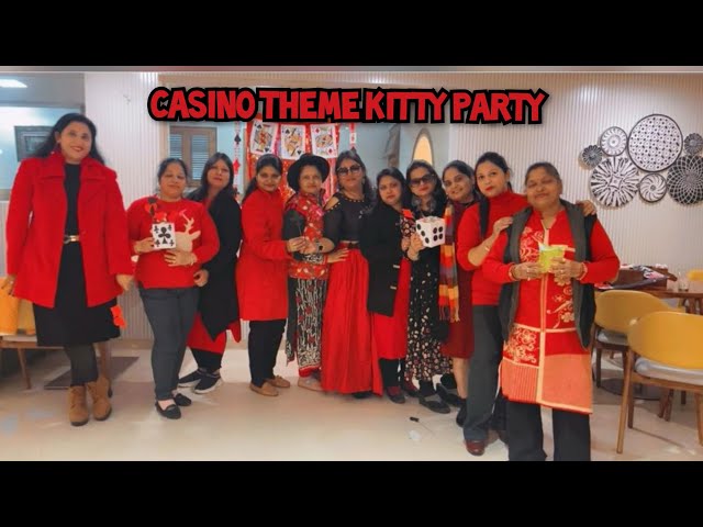 casino theme kitty party dress Haseeno ka Casino || Casino Theme Kitty Party || Red And Black Theme # kittyparty #dancemasti #fun