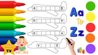 Complete the Alphabet Sequence | Interactive Worksheet for Kindergarten English #educationalvideo