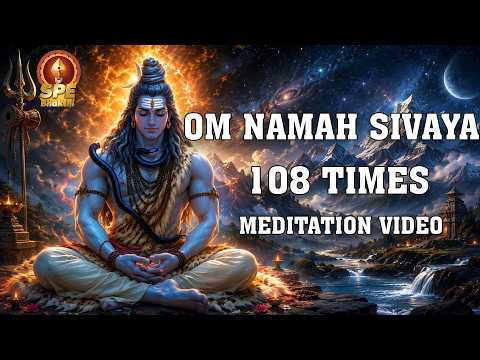 Om Namah Shivaya 108 Times | Chant Om Namah Shivaya For Meditation | Shiva Mantra| Shiva Chant| Siva