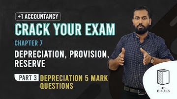 22. DEPRECIATION 5 MARKS QUESTIONS