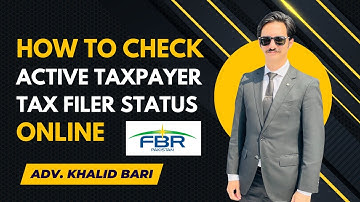 How to Check Active Taxpayer / Tax Filer Status Online