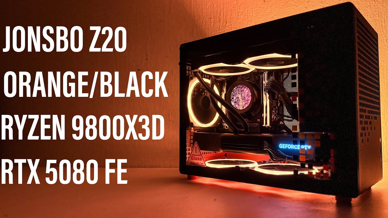 JONSBO Z20【orange/black】 JONSBO Z20 ORANGE BLACK - Micro ATX Case - YouTube