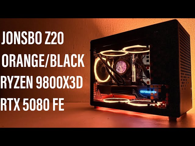 JONSBO Z20 ORANGE BLACK - Micro ATX Case - YouTube