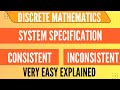 System specification | consistency of system specification | inconsistency of system specification 