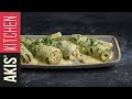 Greek stuffed zucchini in egg lemon sauce | Akis Petretzikis