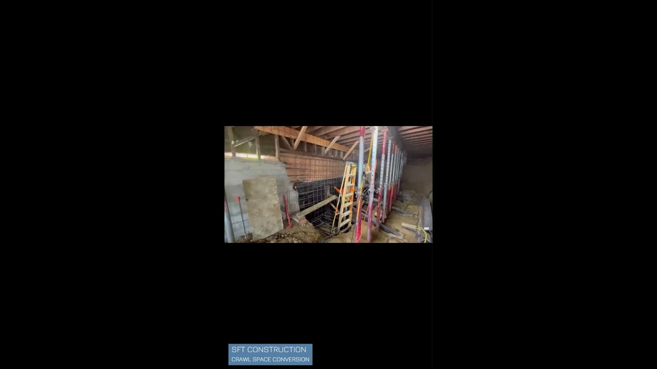 Crawl Space Conversion to Garage and Livable Area