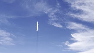 Watch: GOES-U Weather Satellite launch caught on cellphone camera